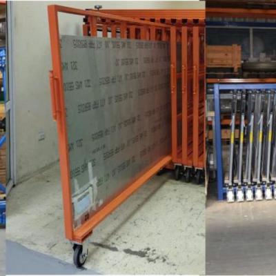 Kệ Thép Tấm Di Động U-BOX Lắp Tại Công Ty Kỹ Thuật Hàng Không – Giải Pháp Lưu Trữ Tấm Kim Loại Lớn