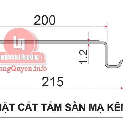 TẤM SÀN THÉP LỐC MẶT NHÁM MẠ KẼM